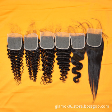 Wholesale Raw Thin Hd Lace Transparent 4x4 5x5 6x6 7x7 Closure,Cambodian Straight Human Hair Extension Bundle Wholesale Vendors